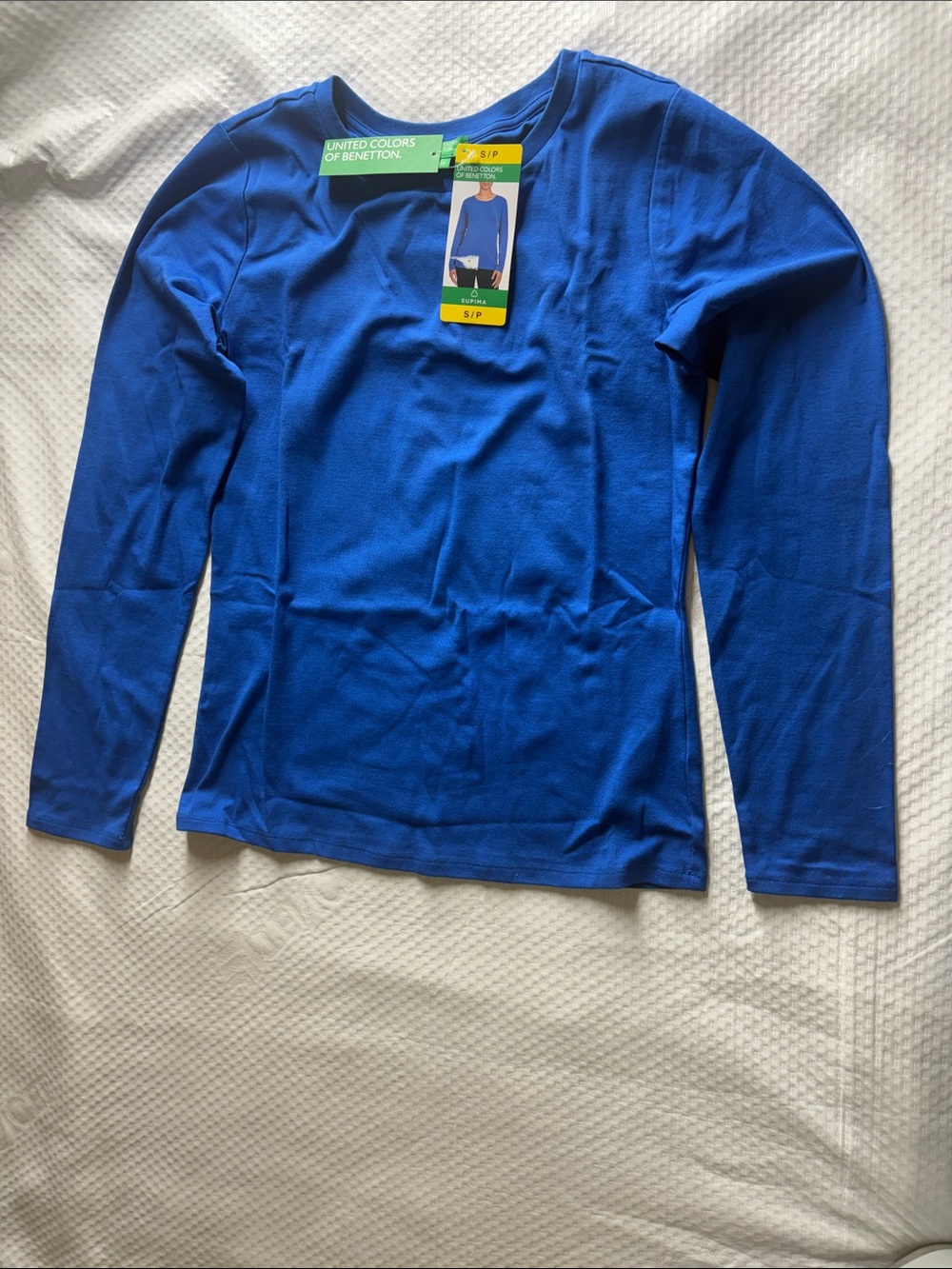 United Colors Of Benetton women Long-Sleeve Crewneck Top - Royal Blue